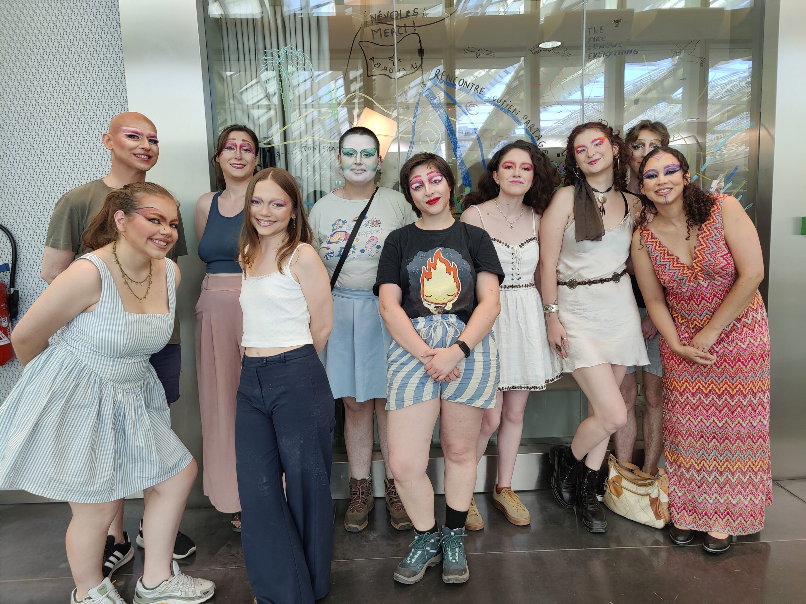Atelier maquillage drag à la Bibliothèque Canopée