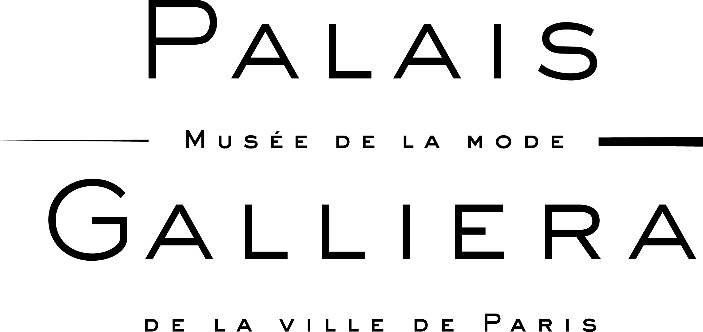 Logo Palais Galliera – collaboration artistique avec Les Paillettes autour du vêtement et de l’identité.