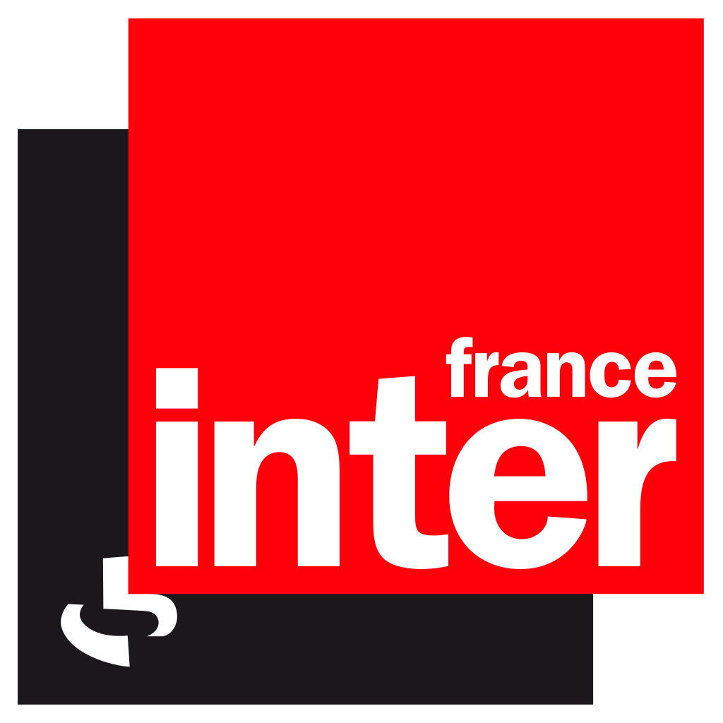 Logo de France Inter, radio nationale française – émission “Popopop”, 2024.